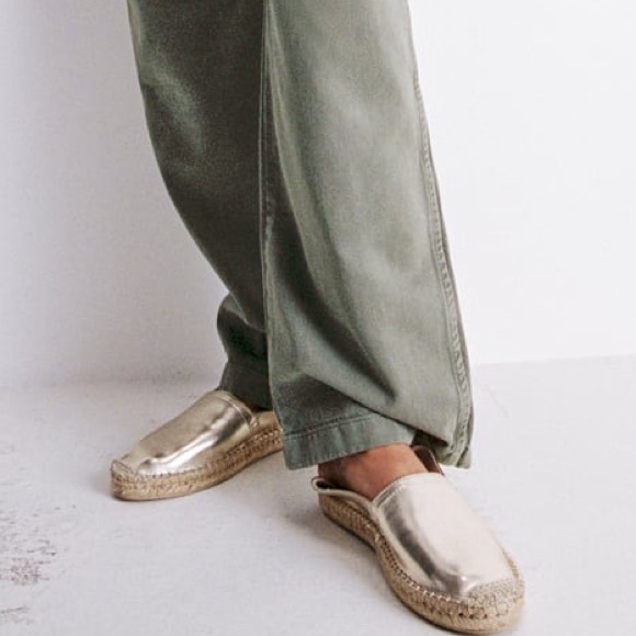 ZARA GOLD ESPADRILLES - Picture 2 of 9